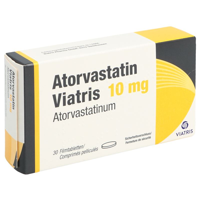 ATORVASTATIN Viatris Filmtabl 10 mg 30 Stk