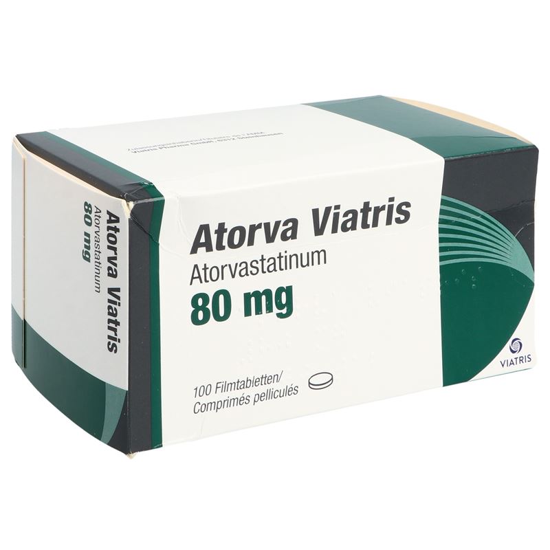 ATORVA Viatris Filmtabl 80 mg 100 Stk