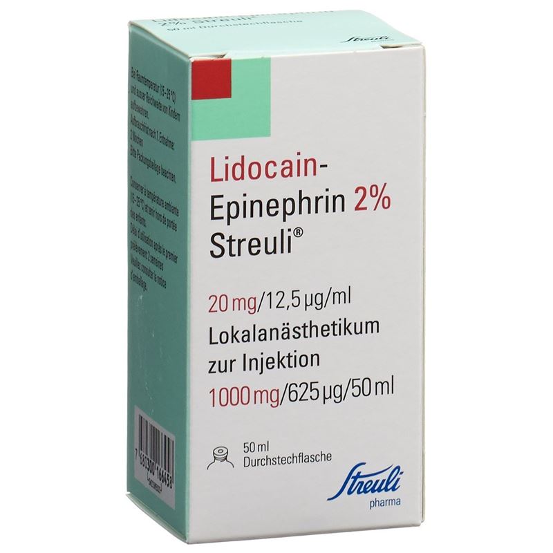 LIDOCAIN-EPIN Streuli 2% 1000 mg/50ml m Kons 50 ml