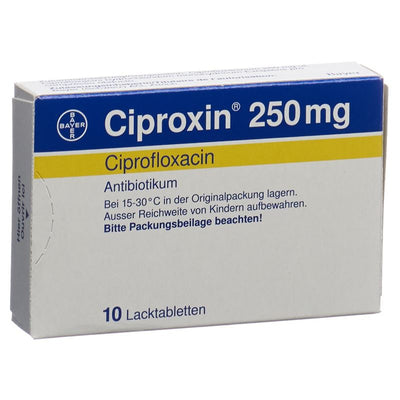 CIPROXIN Filmtabl 250 mg 10 Stk