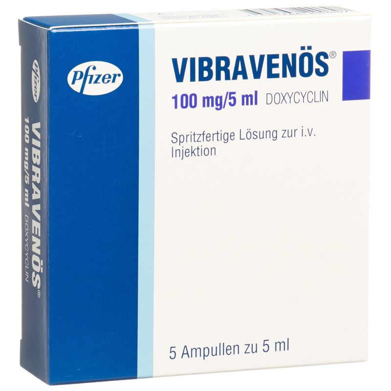 VIBRAVENÖS Inj Lös 100 mg/5ml 5 Amp 5 ml