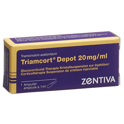 TRIAMCORT Depot Krist Susp 20 mg/ml Amp 1 ml