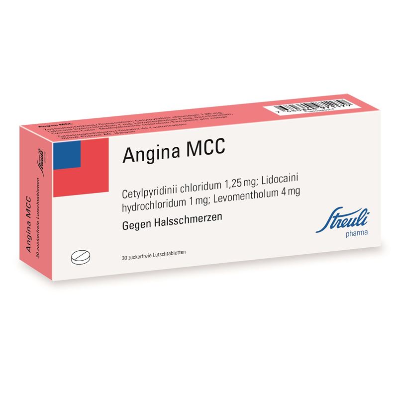 ANGINA MCC Streuli Lutschtabl 30 Stk