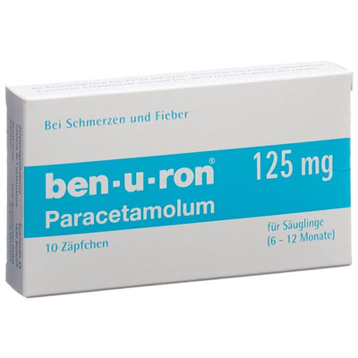 BEN-U-RON Supp 125 mg Bébé 10 Stk