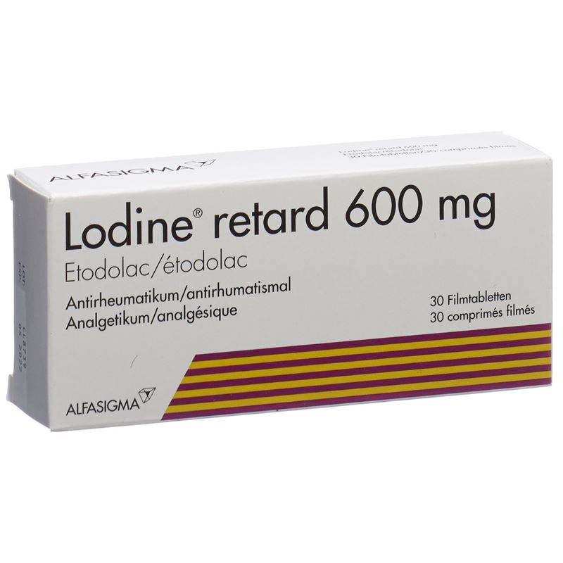 LODINE retard Ret Filmtabl 600 mg 30 Stk