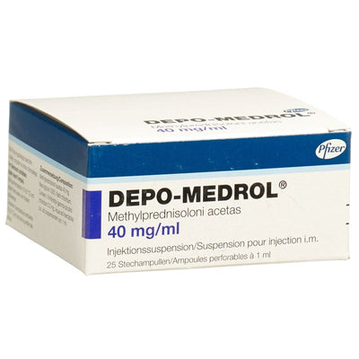 DEPO-MEDROL Inj Susp 40 mg/ml 25 Durchstf 1 ml