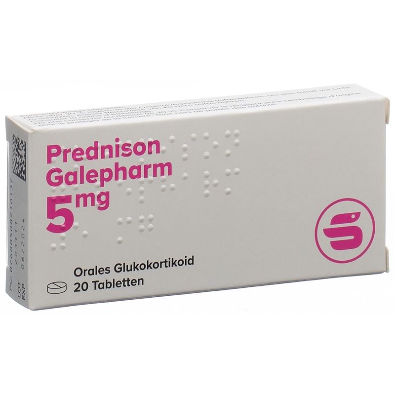 PREDNISON Galepharm Tabl 5 mg 20 Stk