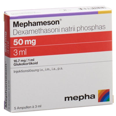 MEPHAMESON Inj Lös 50 mg/3ml 5 Amp 3 ml