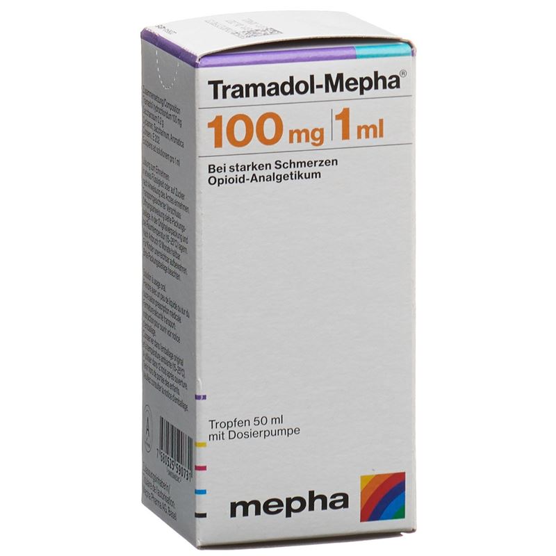 TRAMADOL Mepha Tropfen 100 mg/ml m Dosierp 50 ml