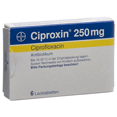 CIPROXIN Filmtabl 250 mg 6 Stk