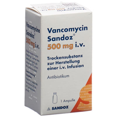 VANCOMYCIN Sandoz Trockensub 500 mg i.v. Durchstf