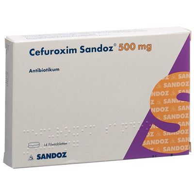 CEFUROXIM Sandoz Filmtabl 500 mg 14 Stk