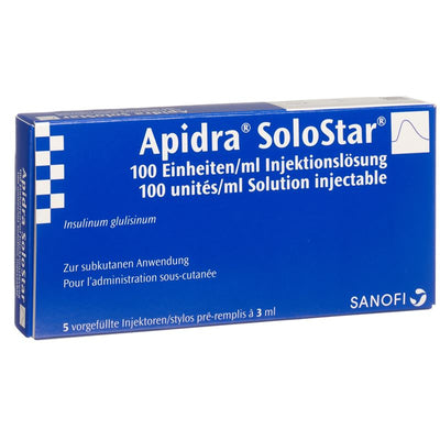 APIDRA SoloStar Inj Lös 5 Fertpen 3 ml