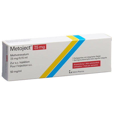 METOJECT Inj Lös 7.5 mg/0.15ml Fertspr 0.15 ml