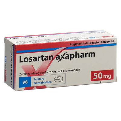 LOSARTAN axapharm Filmtabl 50 mg 98 Stk