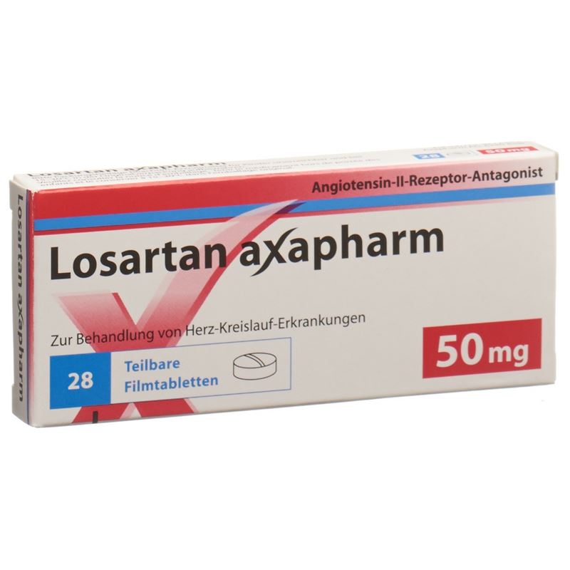 LOSARTAN axapharm Filmtabl 50 mg 28 Stk