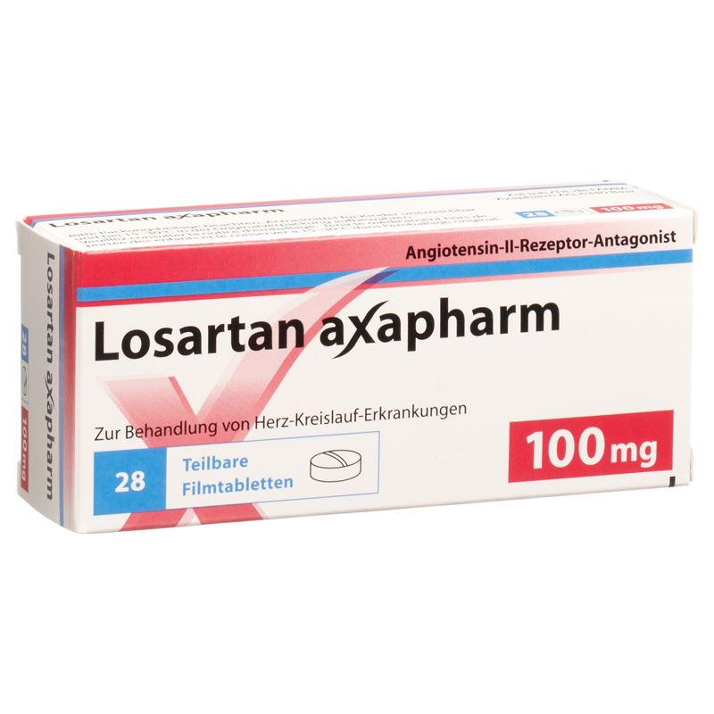 LOSARTAN axapharm Filmtabl 100 mg 28 Stk