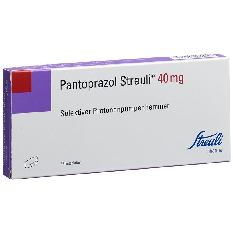 PANTOPRAZOL Streuli Filmtabl 40 mg 7 Stk