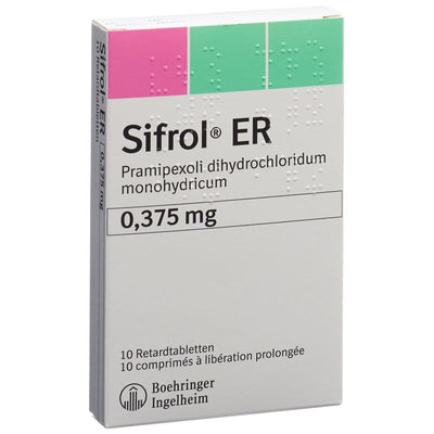 SIFROL ER Ret Tabl 0.375 mg 10 Stk