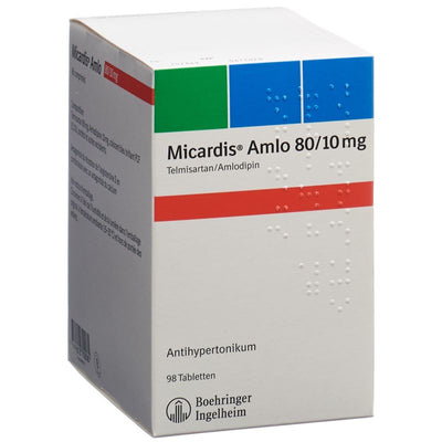 MICARDIS Amlo Tabl 80/10 mg 98 Stk