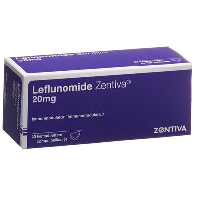 LEFLUNOMIDE Zentiva Filmtabl 20 mg Ds 30 Stk