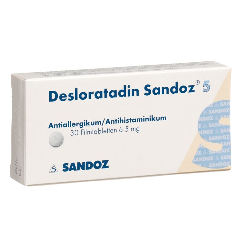 DESLORATADIN Sandoz Filmtabl 5 mg 30 Stk