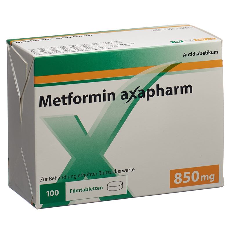 METFORMIN Axapharm Filmtabl 850 mg 100 Stk