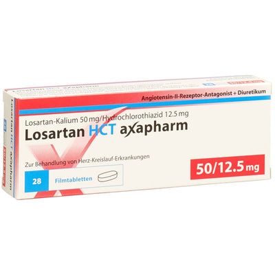 LOSARTAN HCT axapharm Filmtabl 50/12.5mg 28 Stk