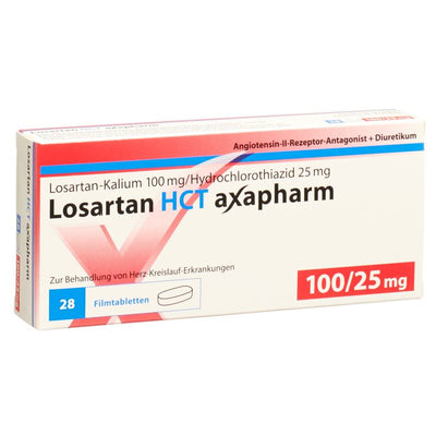 LOSARTAN HCT axapharm Filmtabl 100/25mg 28 Stk