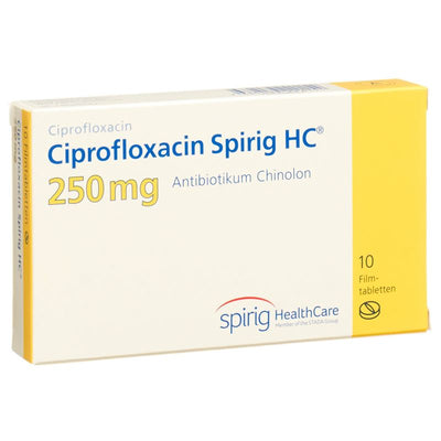 CIPROFLOXACIN Spirig HC Filmtabl 250 mg 10 Stk