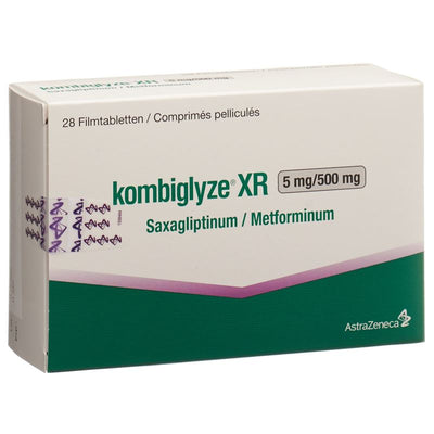 KOMBIGLYZE XR Ret Filmtabl 5 mg/500 mg 28 Stk