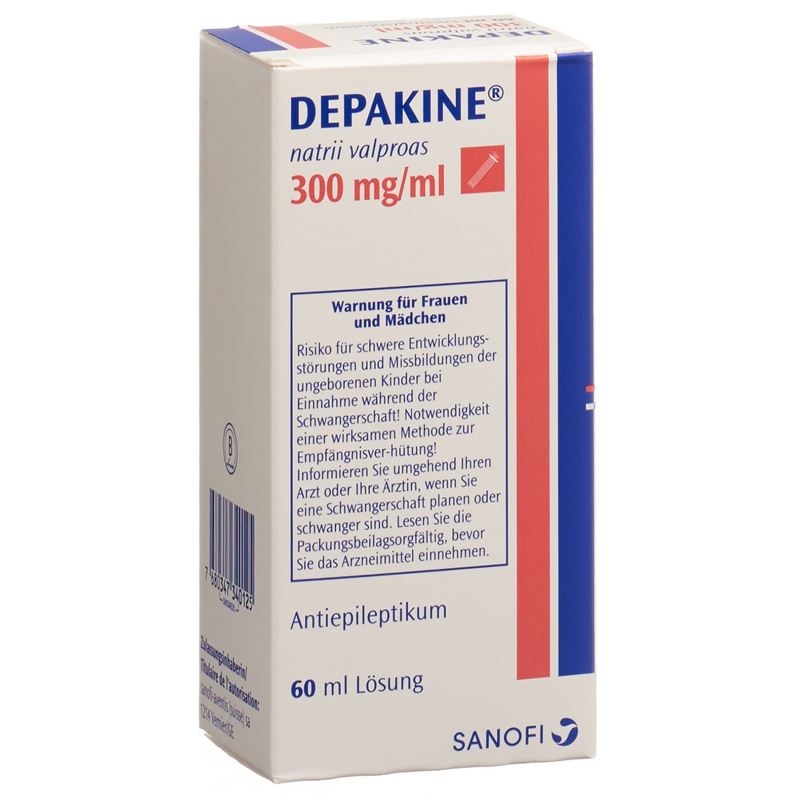 DEPAKINE Lös 300 mg/ml Fl 60 ml