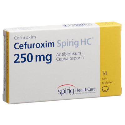 CEFUROXIM Spirig HC Filmtabl 250 mg 14 Stk