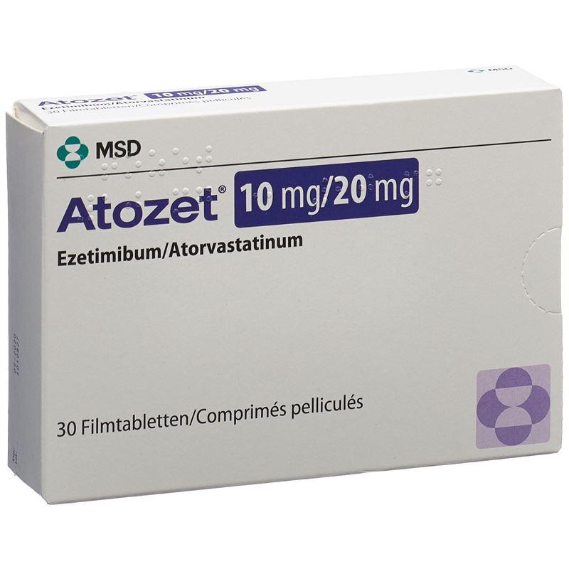 ATOZET Filmtabl 10/20 mg 30 Stk