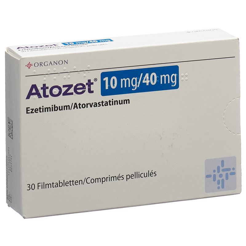 ATOZET Filmtabl 10/40 mg 30 Stk