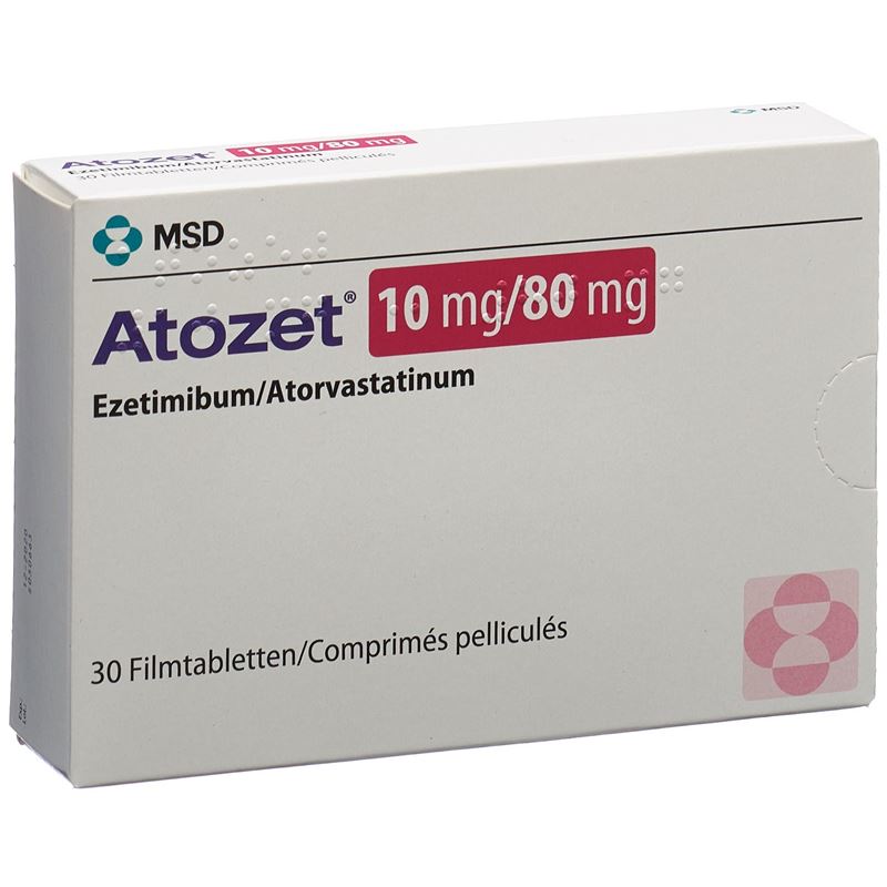 ATOZET Filmtabl 10/80 mg 30 Stk