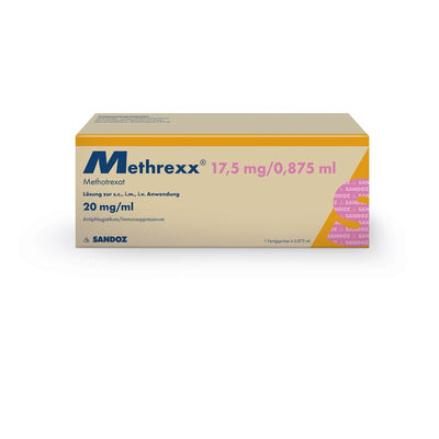 METHREXX Inj Lös 17.5 mg/0.875ml Fertspr 0.875 ml