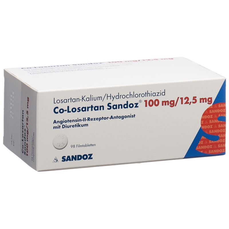 CO-LOSARTAN Sandoz Filmtabl 100/12.5mg 98 Stk