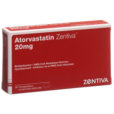 ATORVASTATIN Zentiva Filmtabl 20 mg 30 Stk