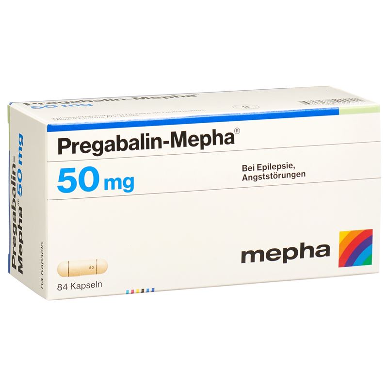 PREGABALIN Mepha Kaps 50 mg 84 Stk