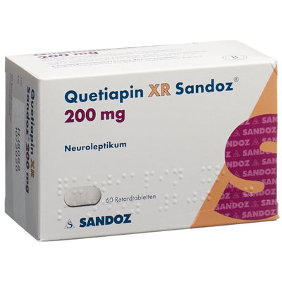 QUETIAPIN XR Sandoz Ret Tabl 200 mg 60 Stk