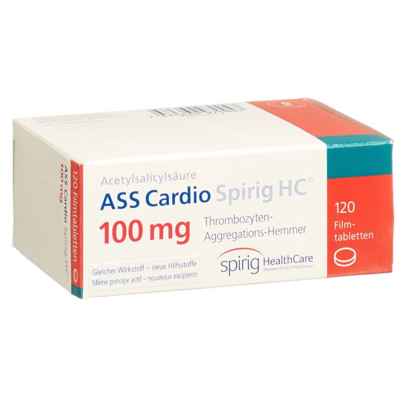 ASS CARDIO Spirig HC Filmtabl 100 mg 120 Stk