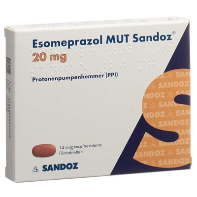 ESOMEPRAZOL MUT Sandoz Filmtabl 20 mg 14 Stk