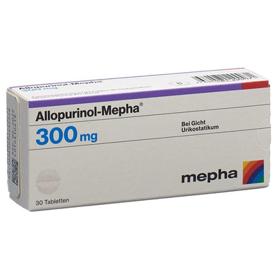 ALLOPURINOL Mepha Tabl 300 mg 30 Stk
