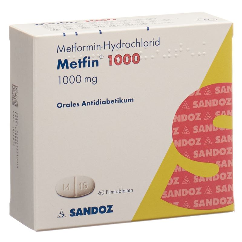 METFIN Filmtabl 1000 mg 60 Stk