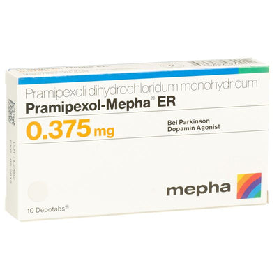 PRAMIPEXOL Mepha ER Depotabs 0.375 mg 10 Stk