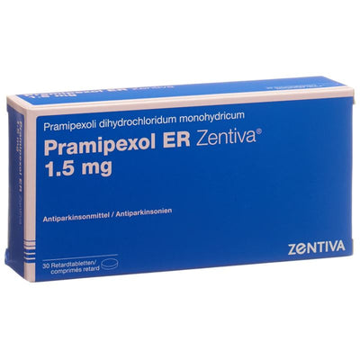PRAMIPEXOL ER Zentiva Ret Tabl 1.5 mg 30 Stk