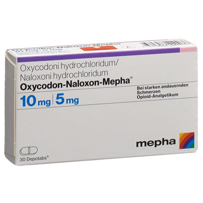 OXYCODON-NALOXON Mepha Ret Tabl 10mg/5mg 30 Stk
