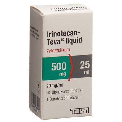 IRINOTECAN Teva liquid 500 mg/25ml Durchstf