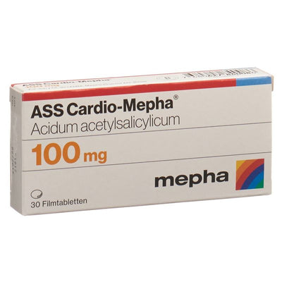 ASS CARDIO Mepha Filmtabl 100 mg 30 Stk